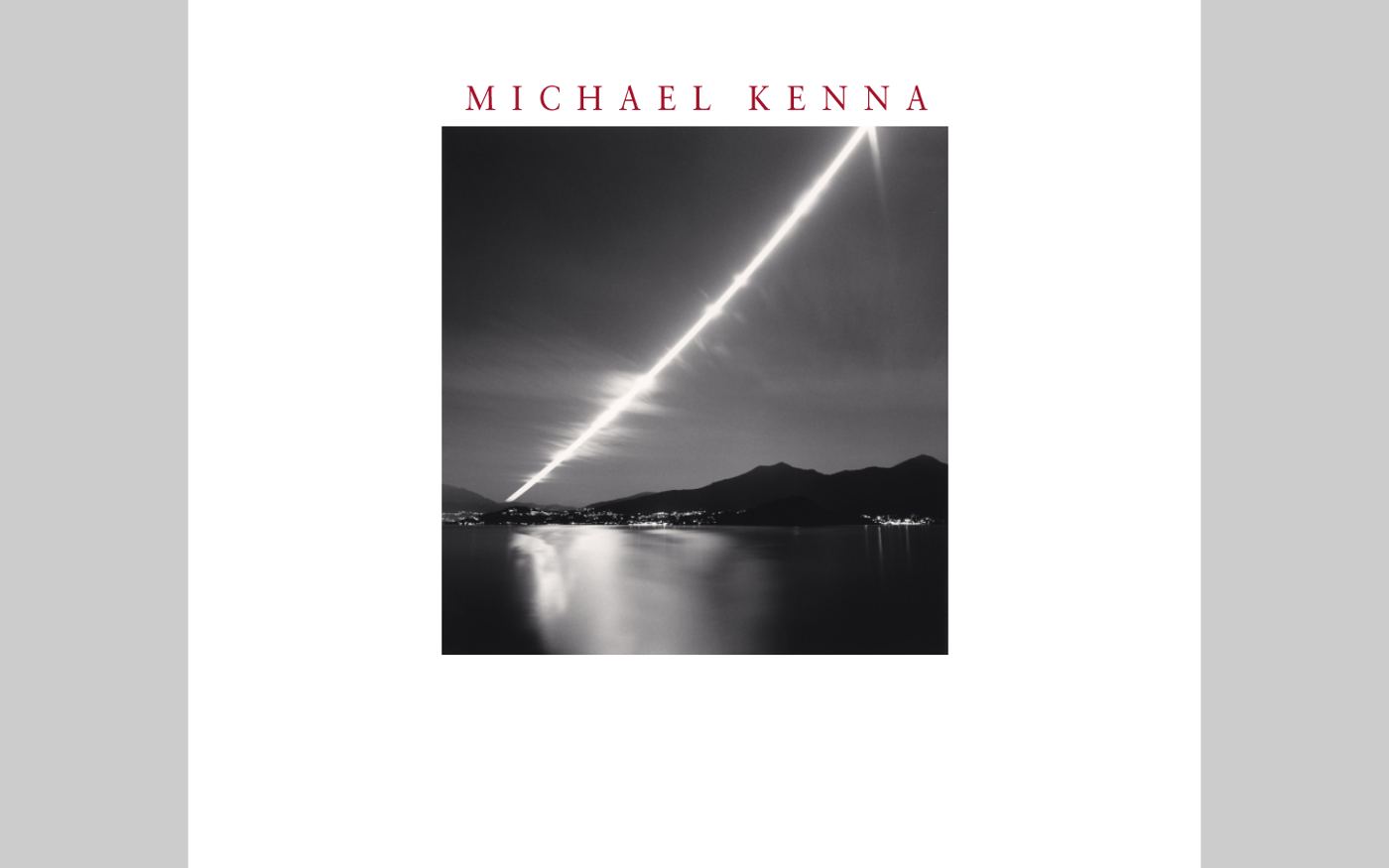 Michael Kenna home page